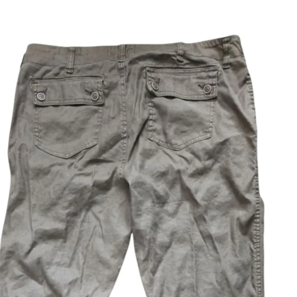 Level 99 Women's Izzy Patch Pocket Cuff Pants - 32